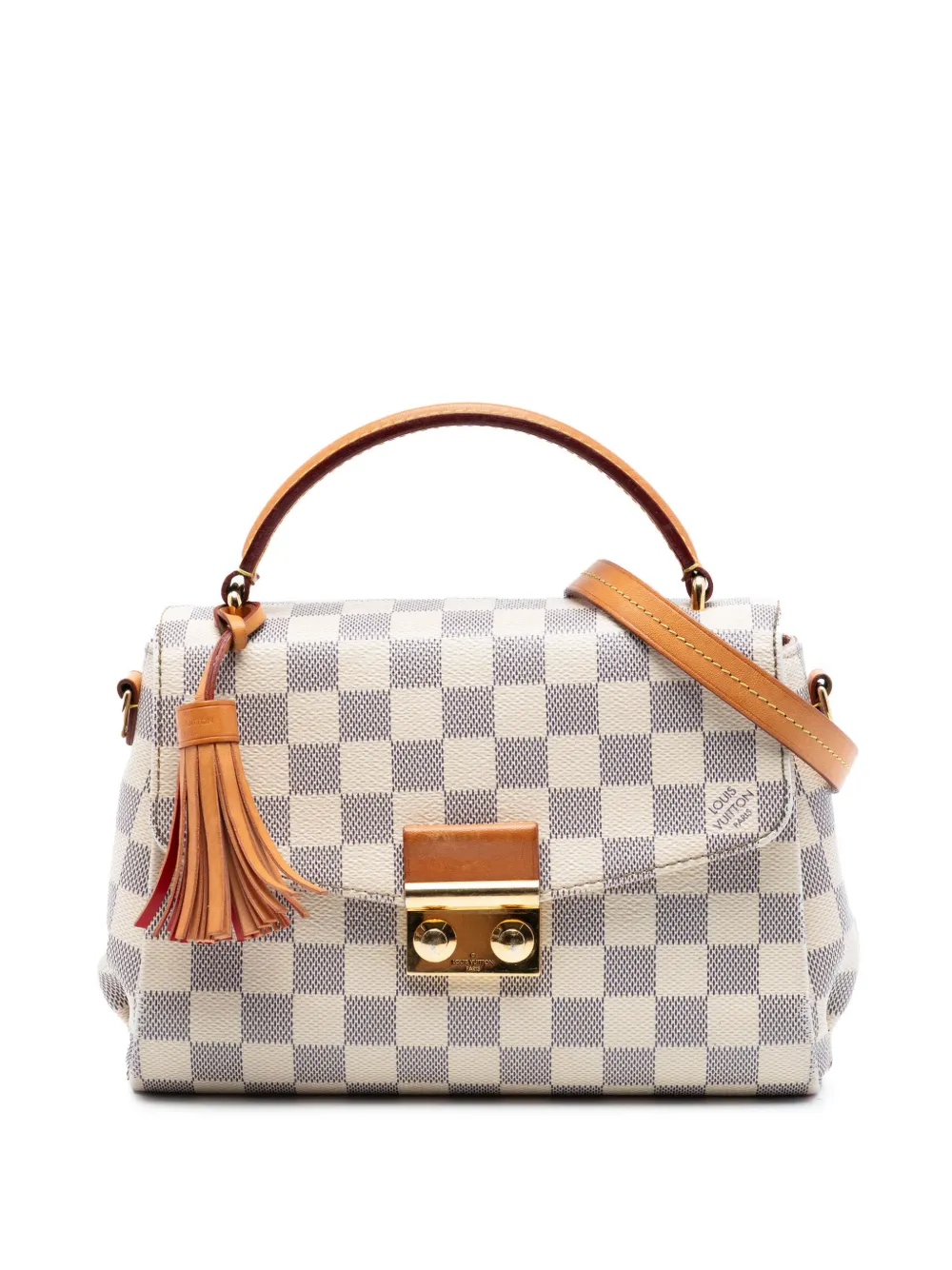 Louis Vuitton Pre-Owned 2017 Damier Azur Croisette satchel - Weiß