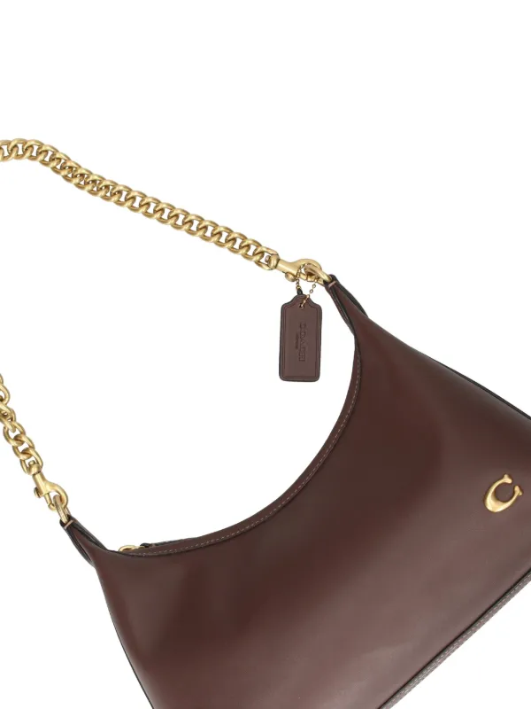 美品✨ COACH ワンショルダー バッグ レザー ホースビット ブラウン Coach Juliet Shoulder Bag 25 | Brown | FARFETCH
