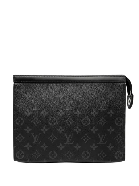 Louis Vuitton Pre-Owned 2017 Monogram Eclipse Pochette Voyage MM clutch bag