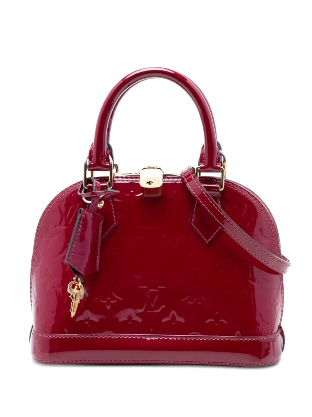 Louis Vuitton Pre-Owned 2015 Monogram Vernis Alma BB satchel - Rosa