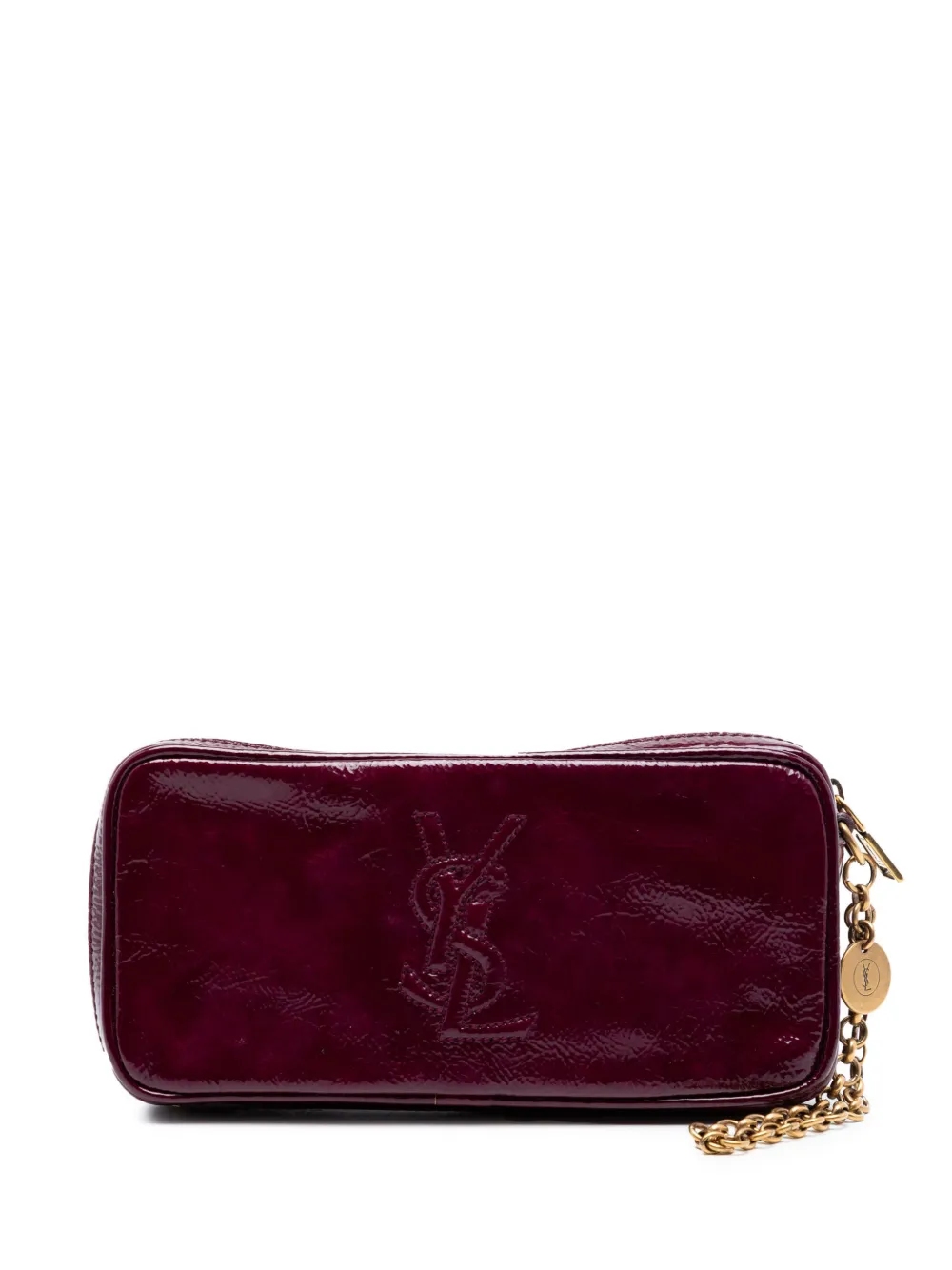 Saint Laurent Pre-Owned 2013-2025 Patent Belle de Jour pouch - Rosso
