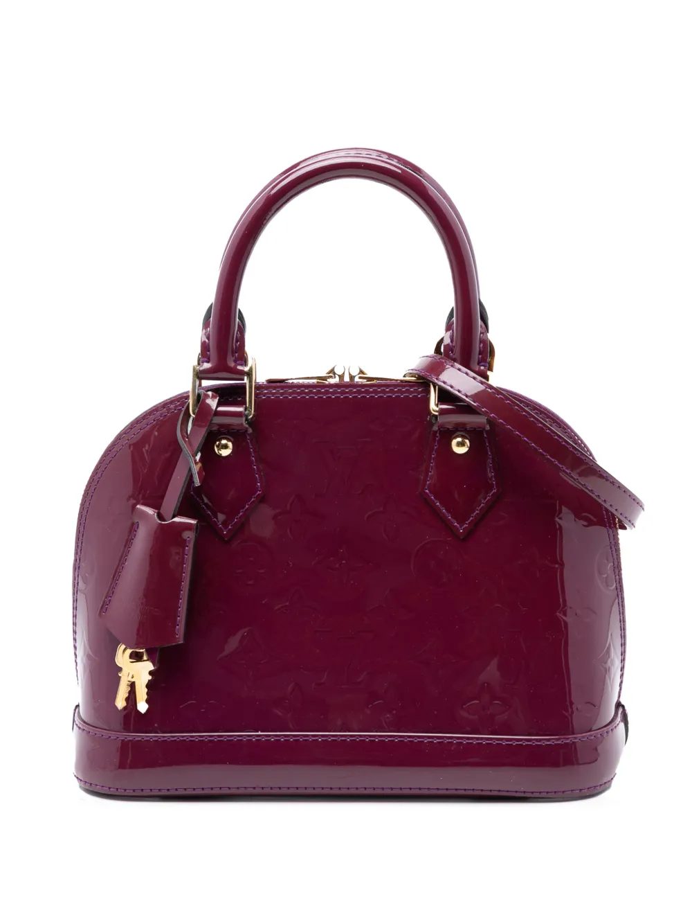 Louis Vuitton Pre-Owned 2014 Vernis Alma BB Umhängetasche - Violett