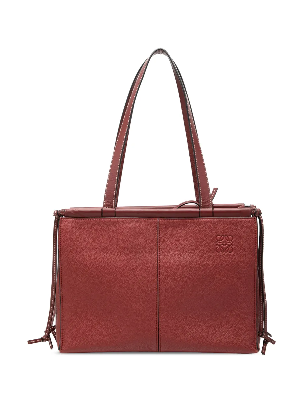 Loewe Pre-Owned 2019 Small Leather Cushion tote bag - Rot