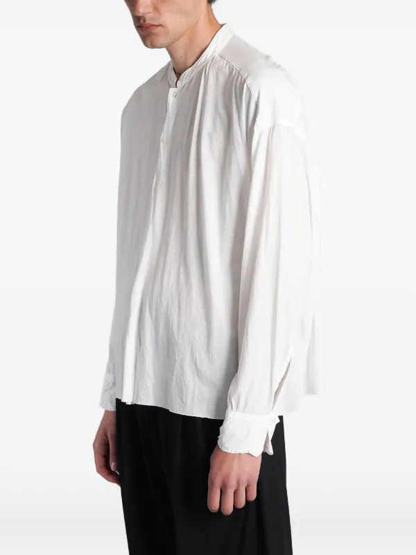 KANEMASA PHIL Eclipse long-sleeve Shirt | White | FARFETCH ID