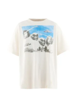 SAINT MXXXXXX x A Bathing Ape graphic-print T-shirt | Grey