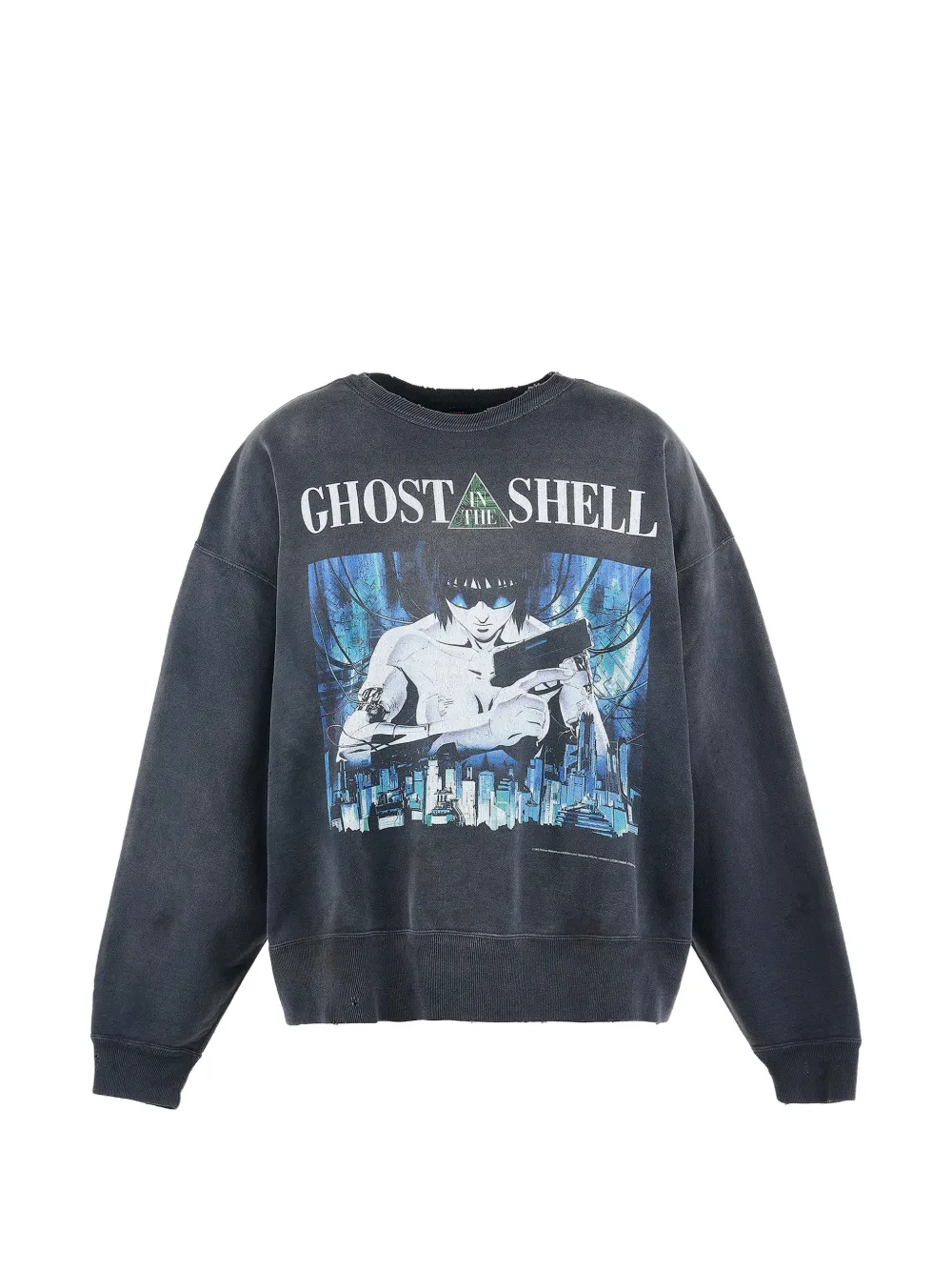 SAINT MXXXXXX Ghost in the Shell graphic-print sweatshirt - Nero