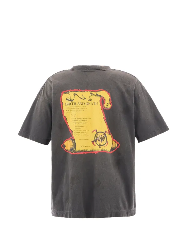 SAINT MXXXXXX graphic-print T-shirt | Black | FARFETCH