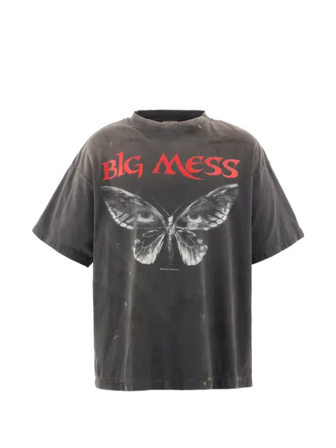 SAINT MXXXXXX butterfly-print T-shirt
