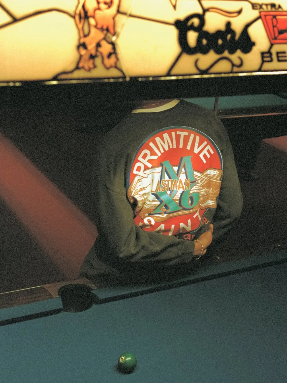 SAINT MXXXXXX Lastman sweater met grafische print Zwart