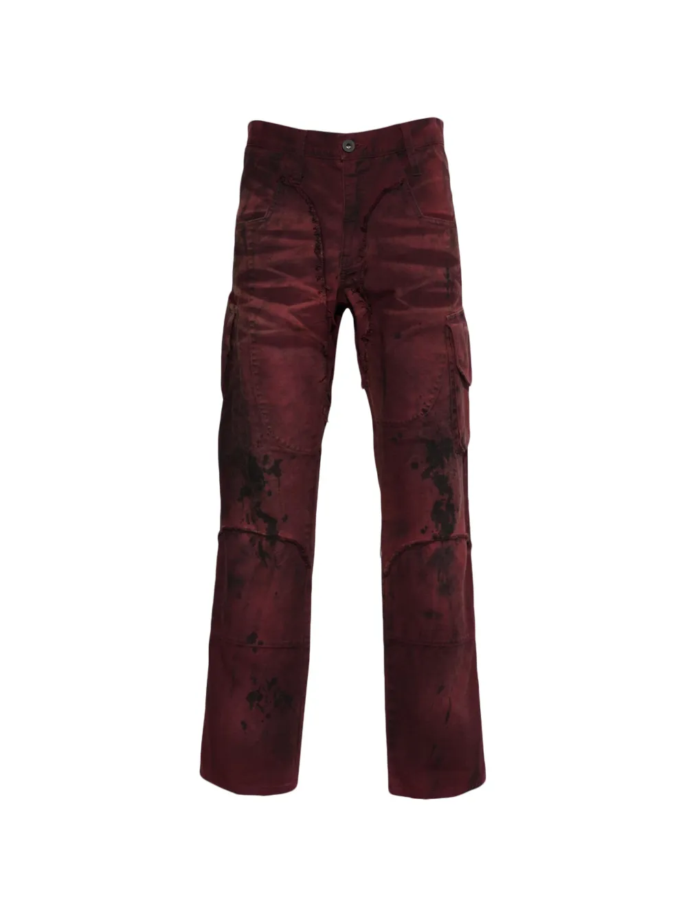 ANT Scrap panelled cargo pants - Rosso