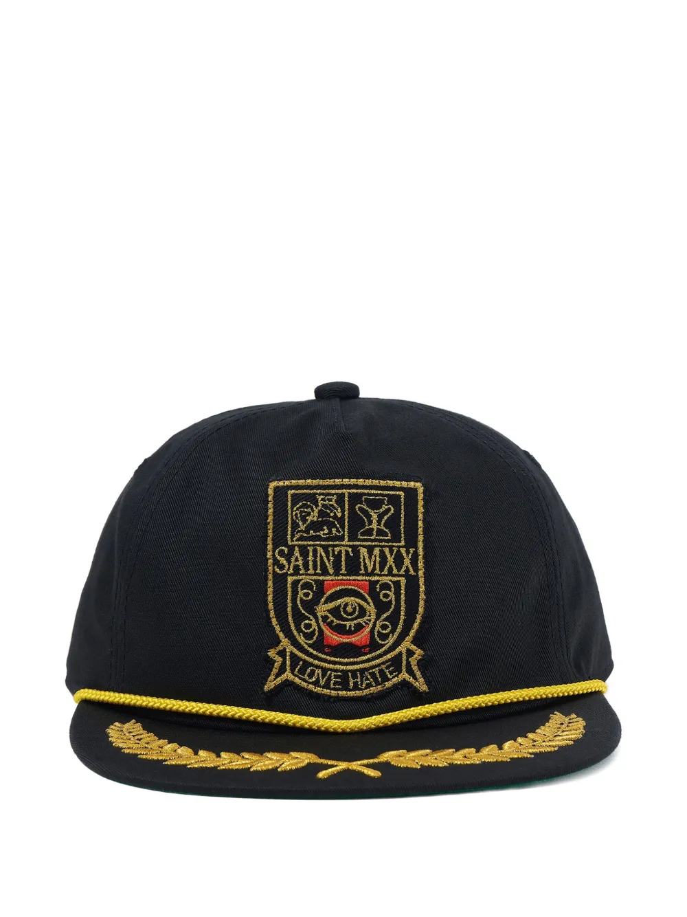 SAINT MXXXXXX embroidered-logo cap - Nero