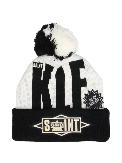 SAINT MXXXXXX The KLF pompom beanie hat