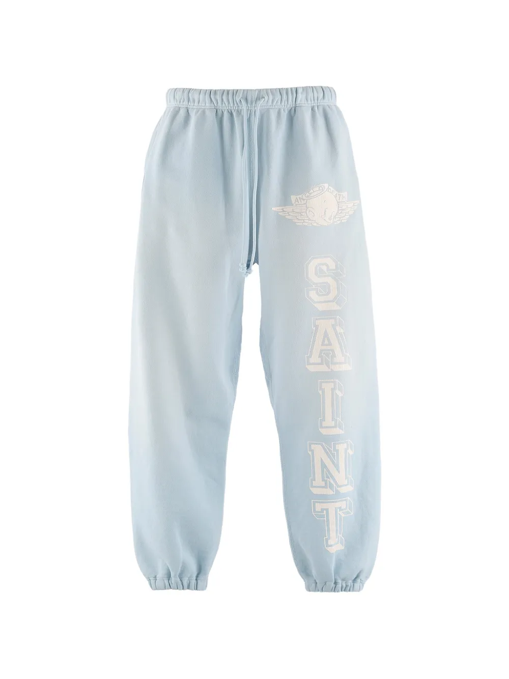 SAINT MXXXXXX logo-print track pants - Blu