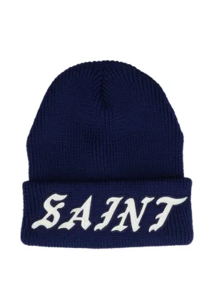 SAINT MXXXXXX x SEGA ロゴ ビーニー | ブラック | FARFETCH JP