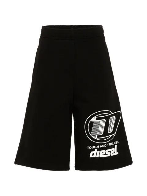 Diesel Kids shorts con logo estampado
