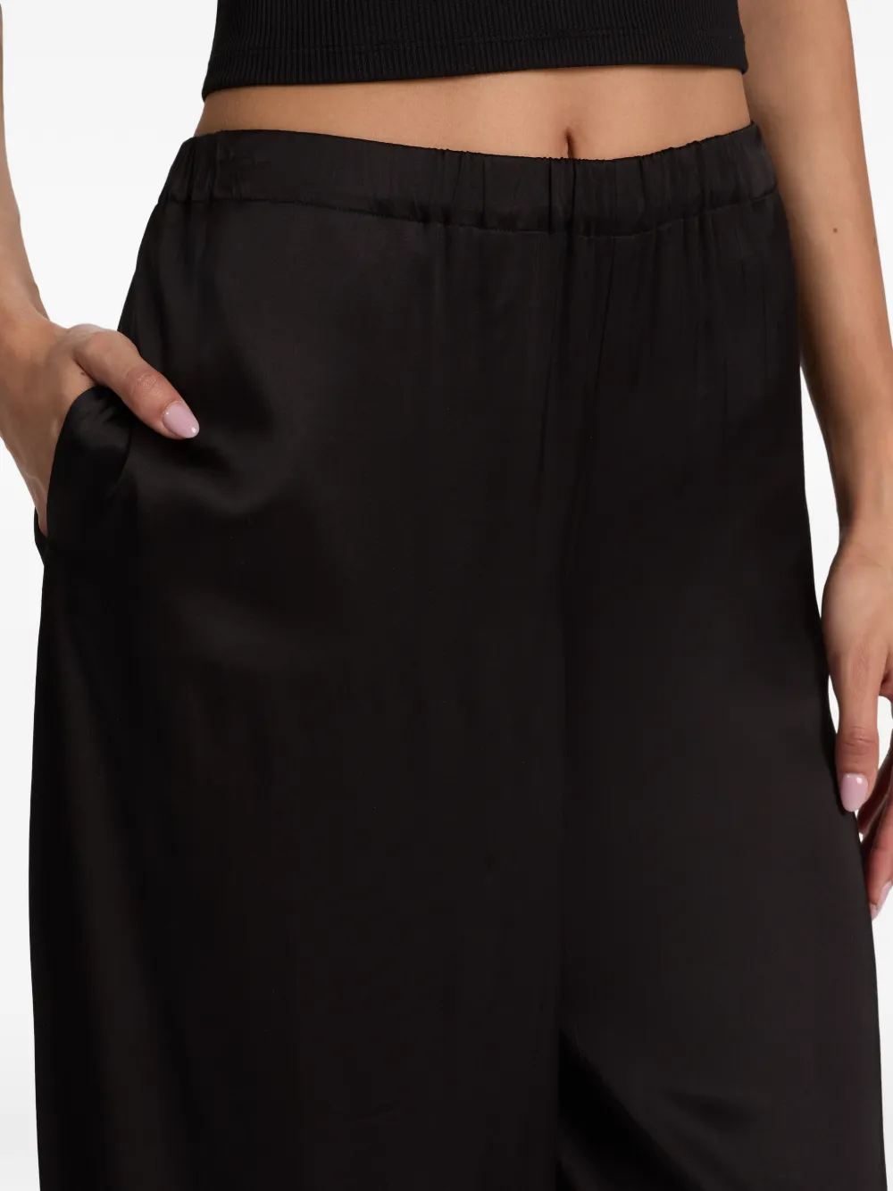 alice + olivia Declan broek met elastische cuffs Zwart