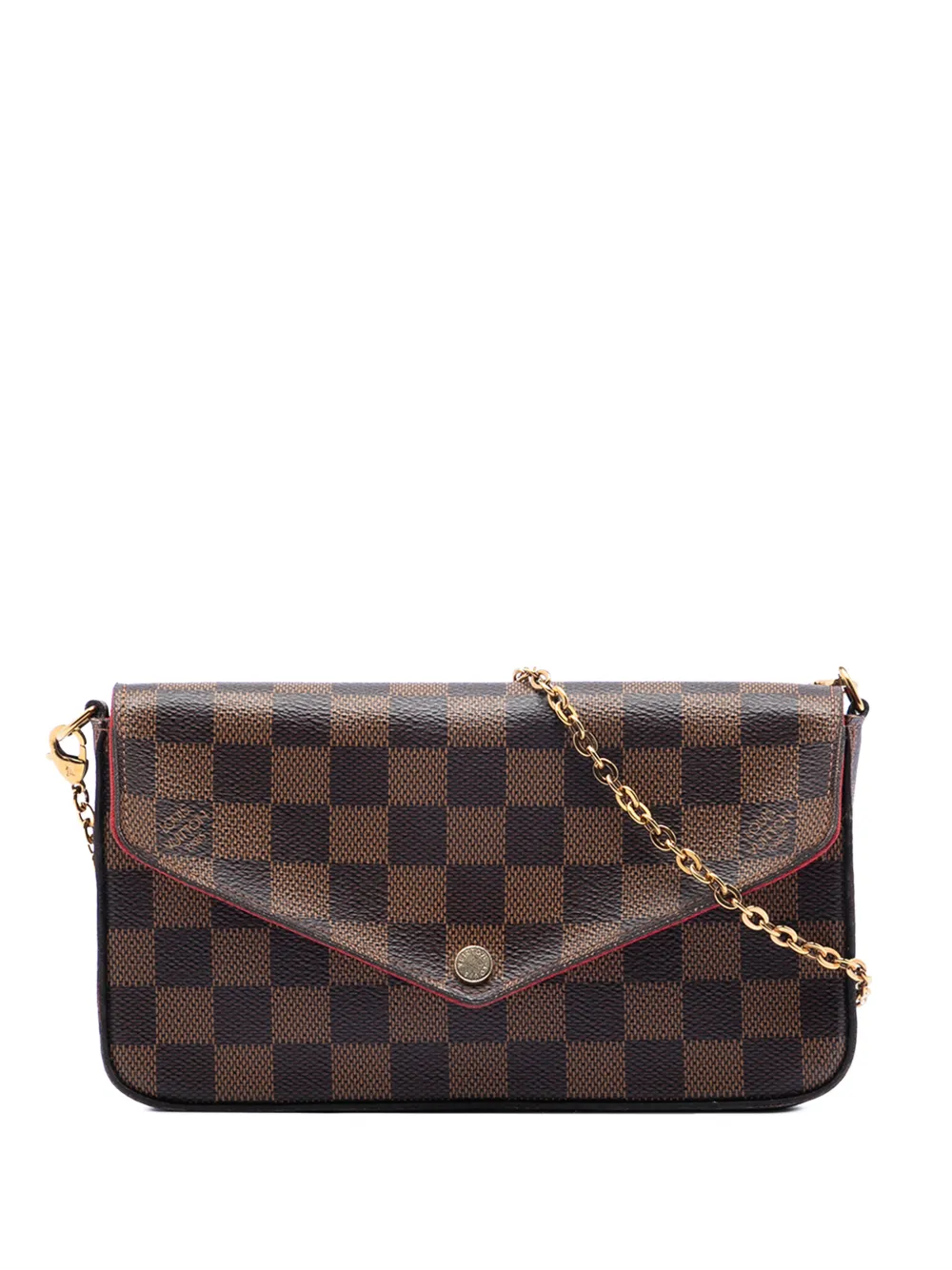 Louis Vuitton Pre-Owned 2018 Damier Ebene Pochette Felicie crossbody bag - Braun