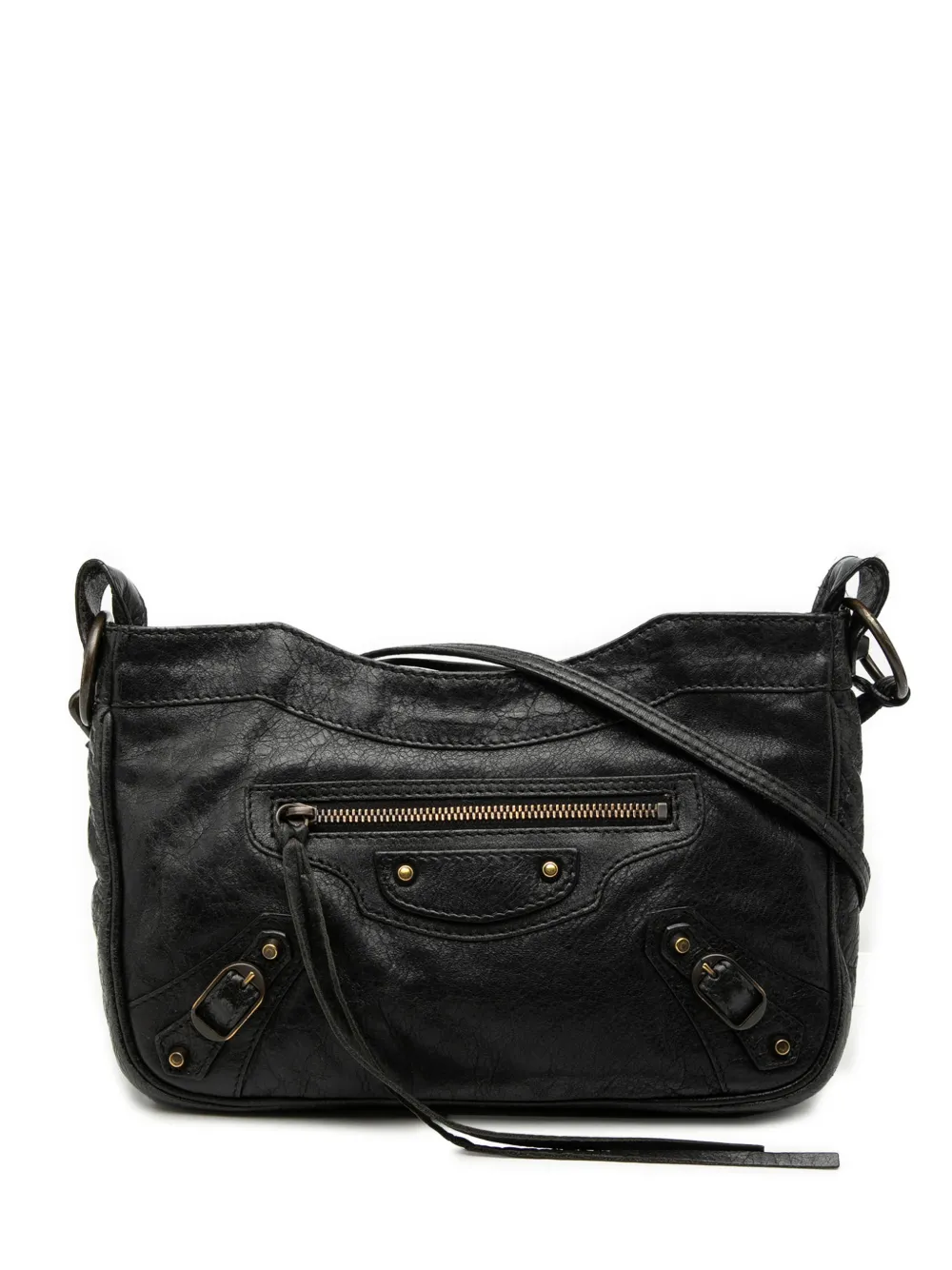 Balenciaga Pre-Owned 2005 Lambskin Motocross Classic Hip crossbody bag - Nero