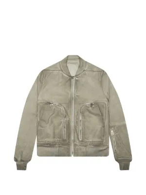 Rick Owens Gauntlet ボンバージャケット | グレー | FARFETCH JP