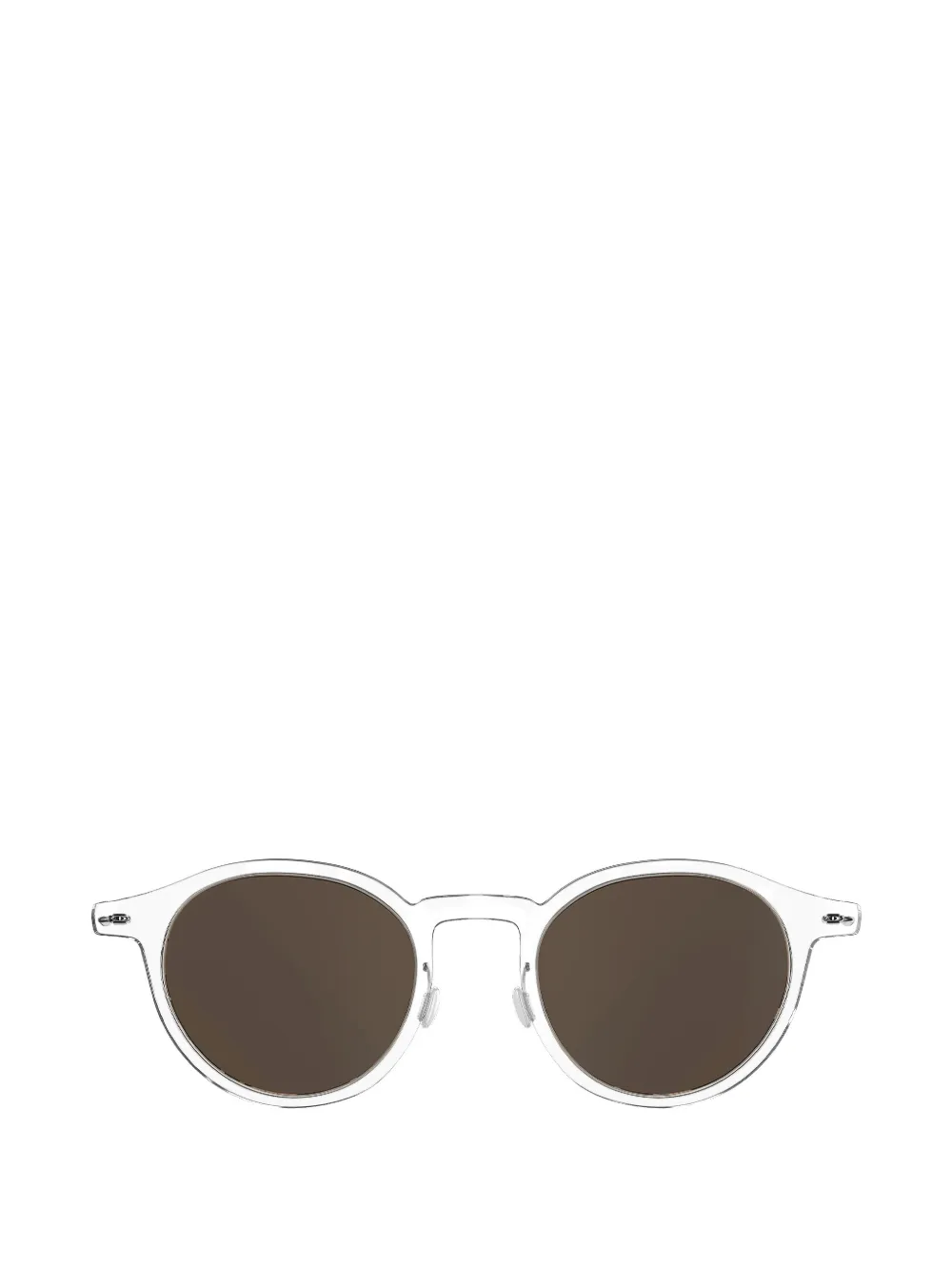 Lindberg Round-frame Sunglasses In White