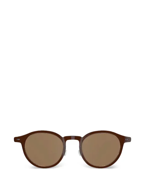 Lindberg 8347 round-frame sunglasses