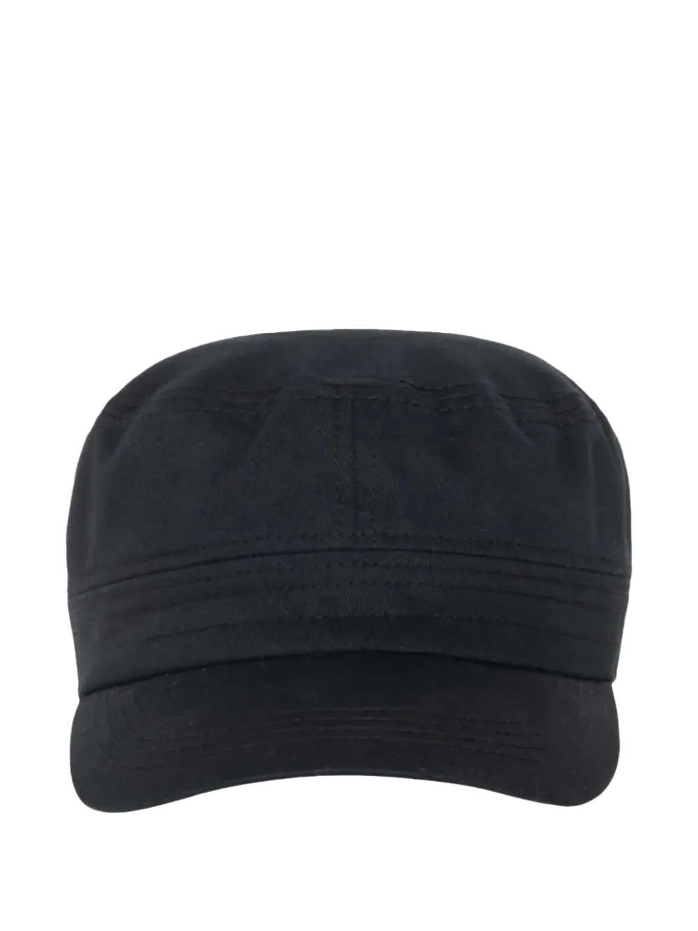 Stüssy logo-embroidered military cap - Schwarz
