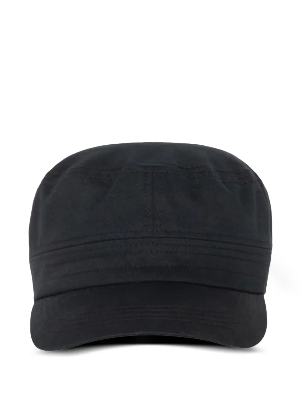 Stüssy logo-embroidered military cap - Nero