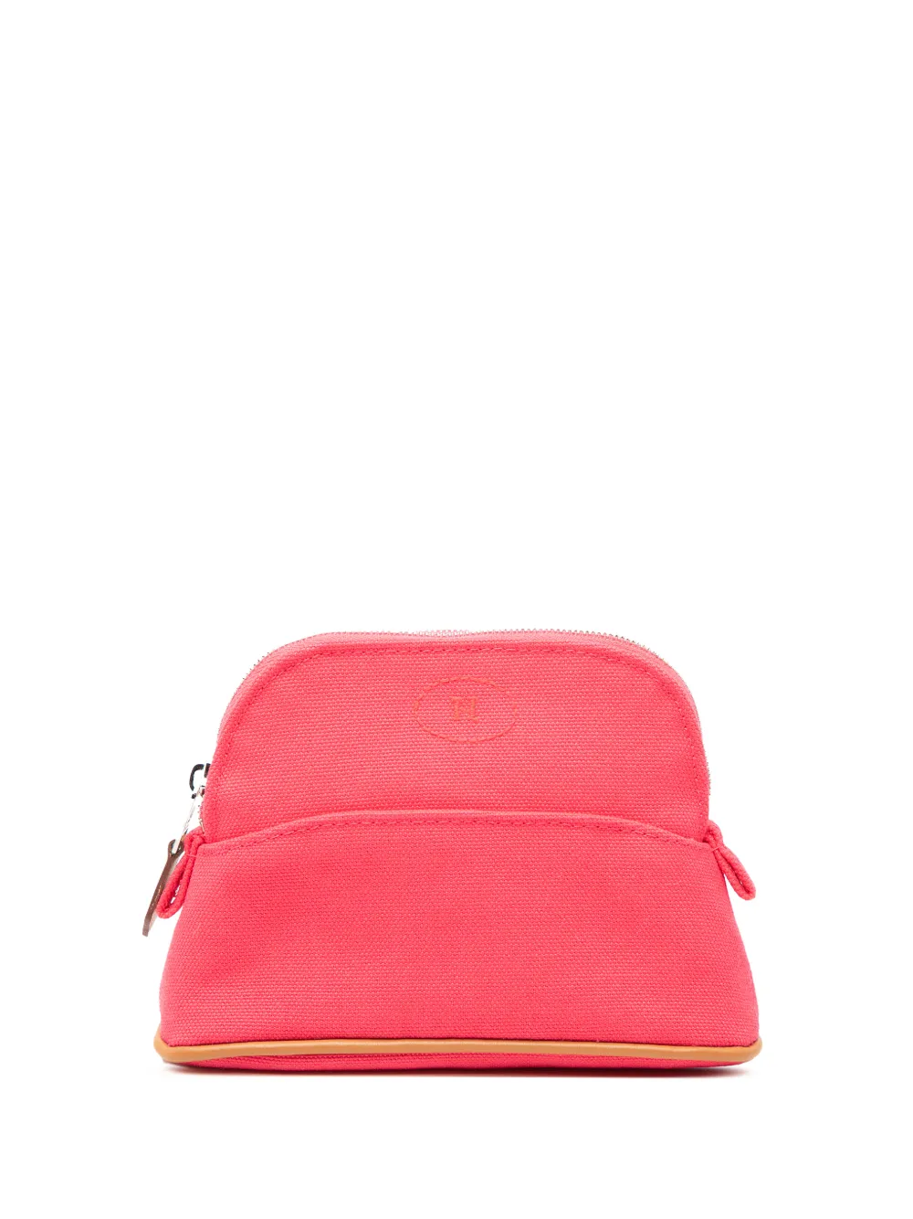 Hermès Pre-Owned 2000-2025 Mini Canvas Bolide Case pouch - Rosa
