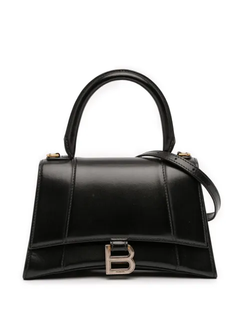 Balenciaga Pre-Owned bolsa satchel Hourglass pequeña de piel de becerro box con asa superior 2020