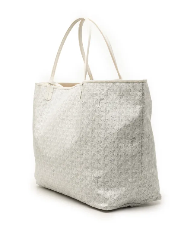 GOYARD（ゴヤール）サンルイGM トートバッグ ホワイト Goyard Pre-Owned 2023 ゴヤールディン サンルイ GM トートバッグ