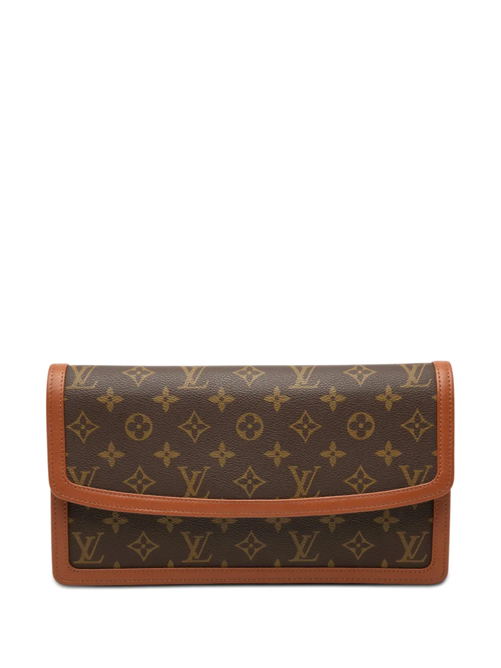 Louis Vuitton Pre-Owned 1990 Monogram Pochette Dame GM clutch bag - Marrone