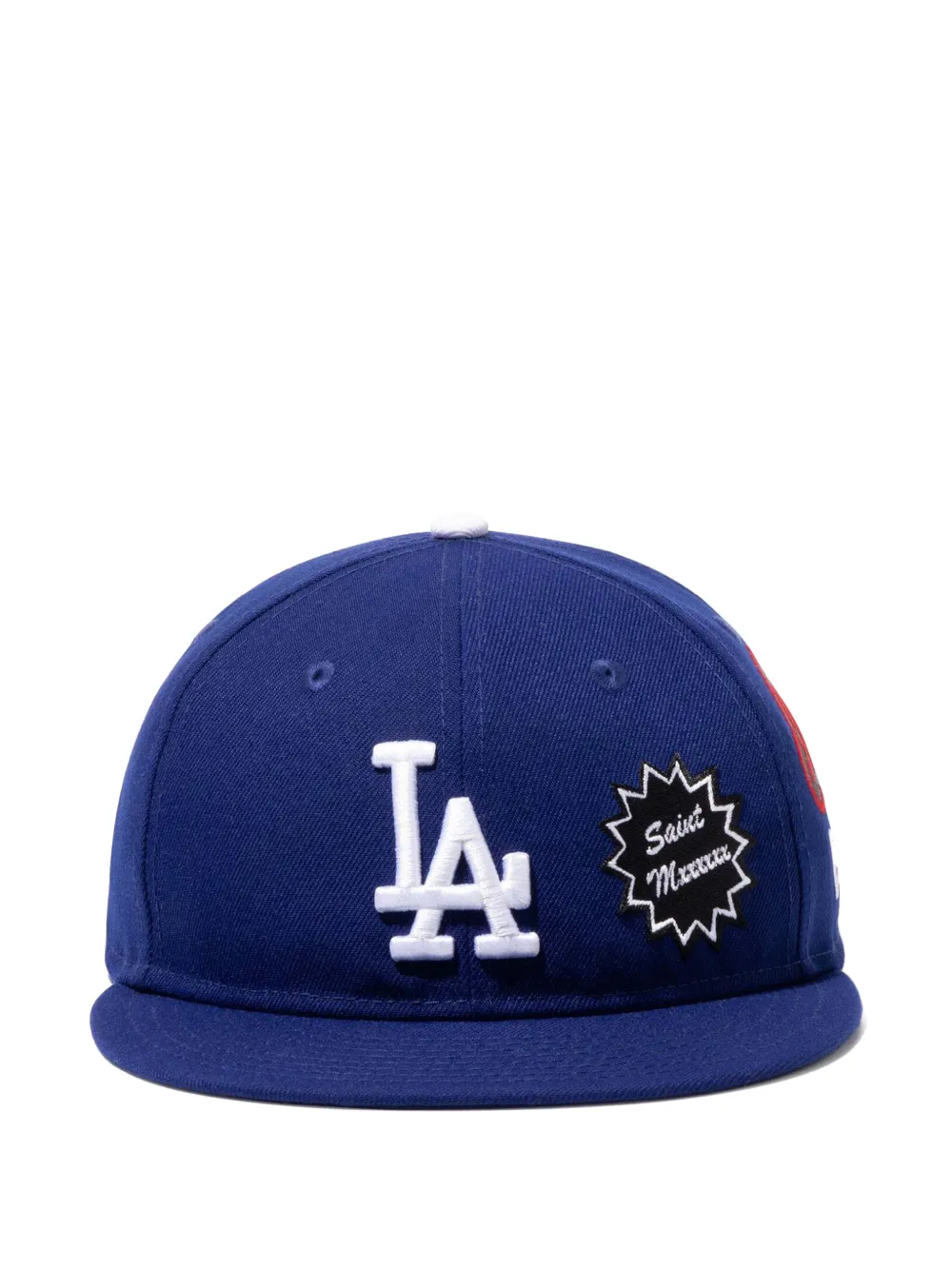 SAINT MXXXXXX x MLB x New Era Dodgers logo-embroidered baseball cap - Blu
