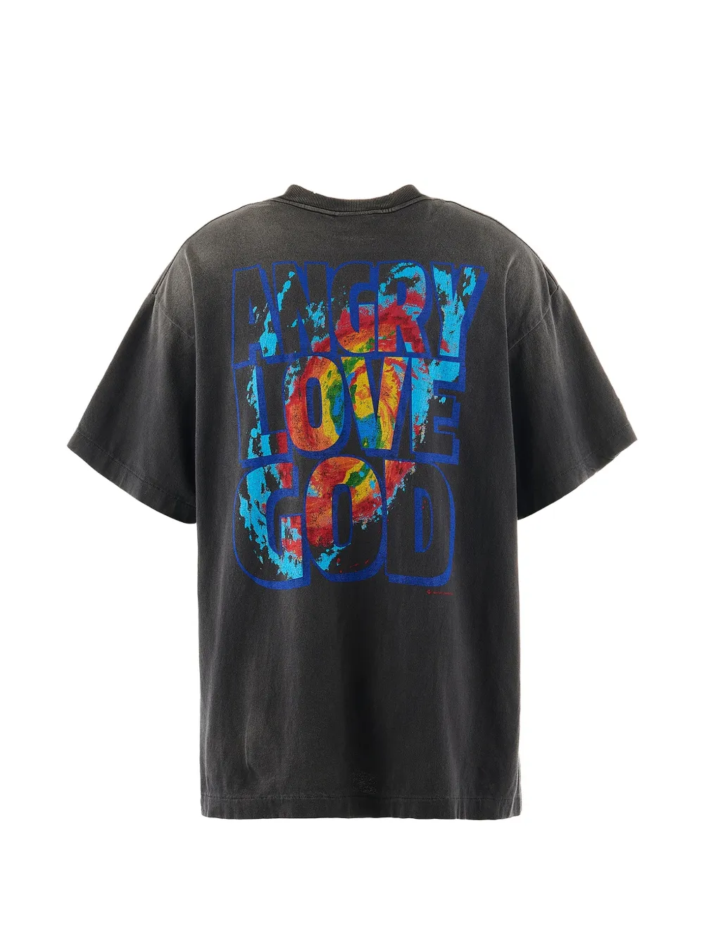 SAINT MXXXXXX T-shirt met grafische print Zwart