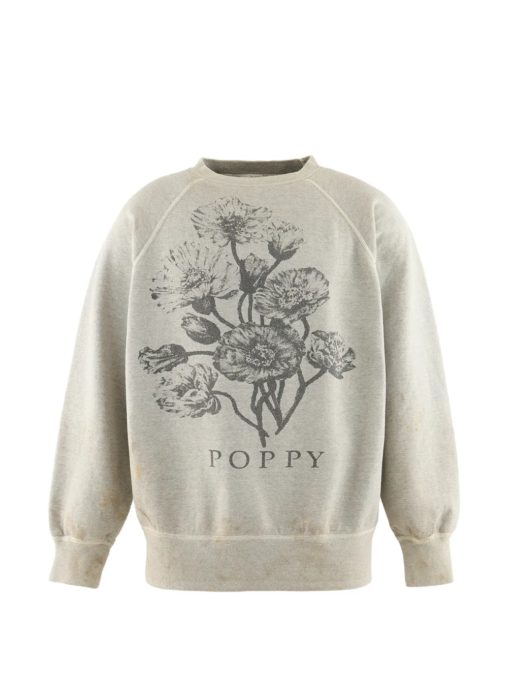 SAINT MXXXXXX flower-print sweatshirt - Grau