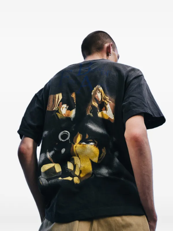 SAINT MXXXXXX x Cowboy Bebop graphic-print T-shirt | Black