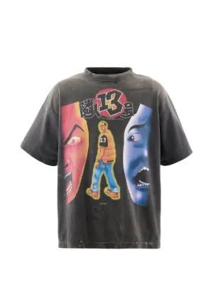 SAINT MXXXXXXGHOST IN THE SHELL TシャツL SAINT Mxxxxxx X 攻殻機動隊 SS TEE GHOST IN THE SHELL (SM-HR8-0000
