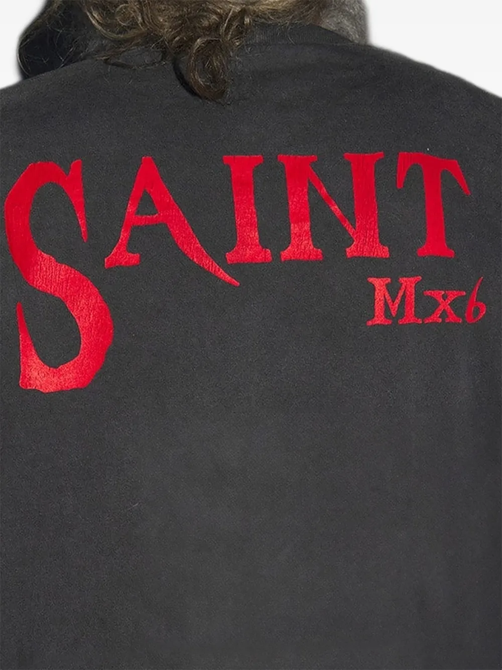 SAINT MXXXXXX x The Lost Boys T-shirt met grafische print Zwart