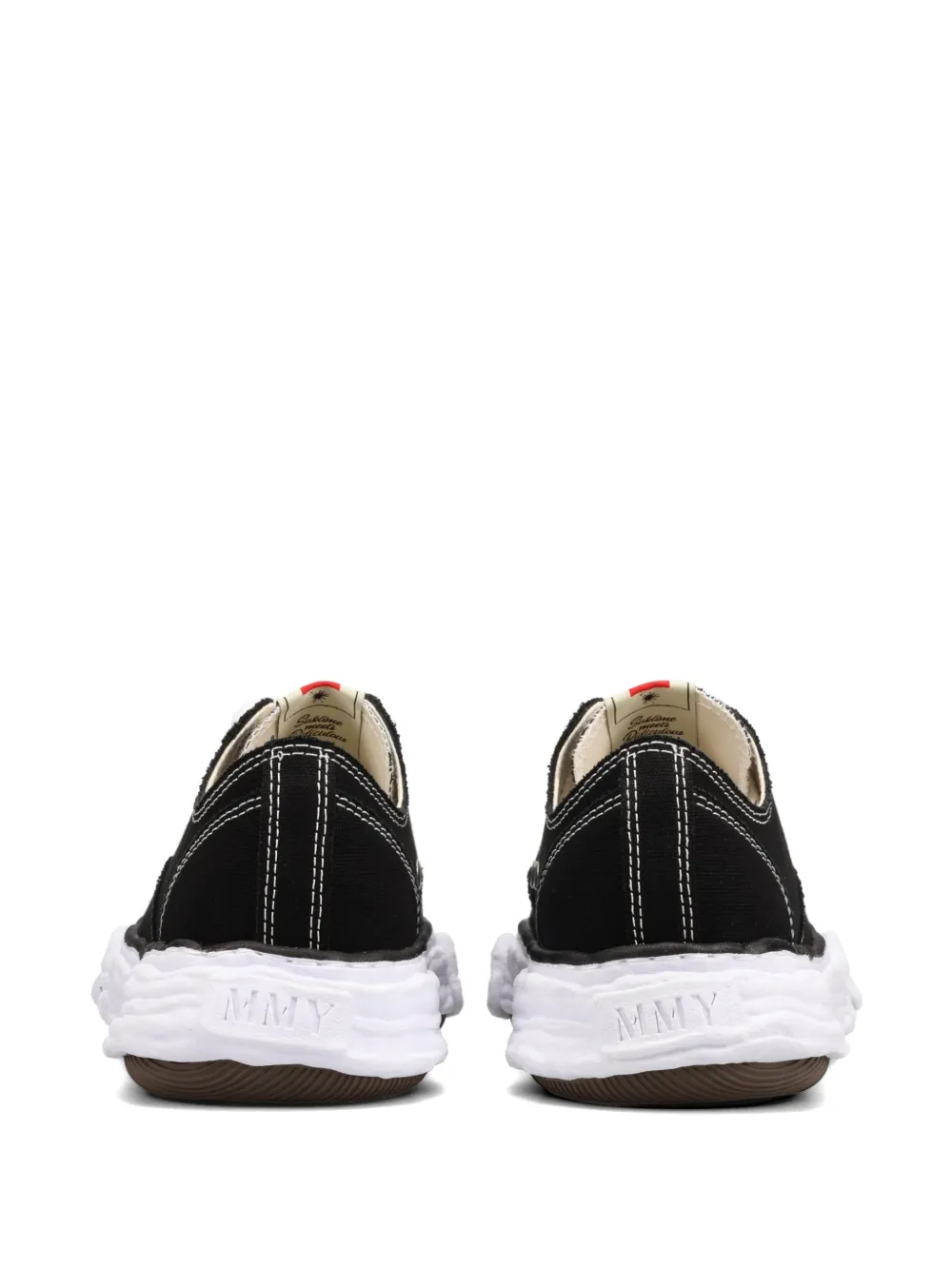Maison MIHARA YASUHIRO Peterson23 canvas low-top sneakers Zwart