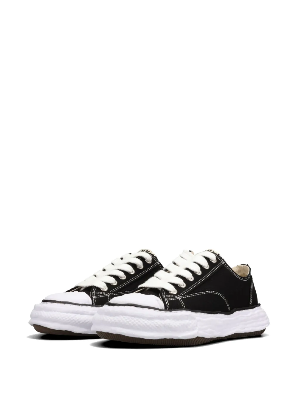 Maison MIHARA YASUHIRO Peterson23 canvas low-top sneakers Zwart