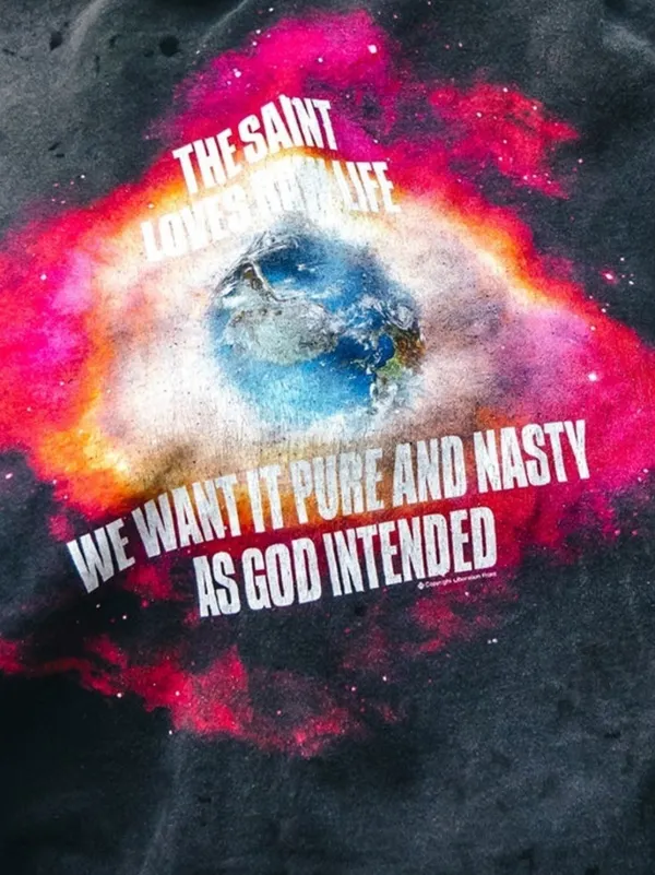 SAINT MXXXXXX Obliterate ダメージ Tシャツ | ブラック | FARFETCH JP