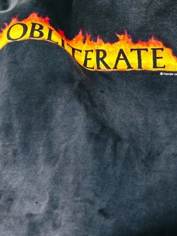 SAINT MXXXXXX Obliterate ダメージ Tシャツ | ブラック | FARFETCH JP