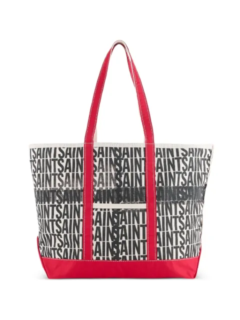 SAINT MXXXXXX logo-print tote bag