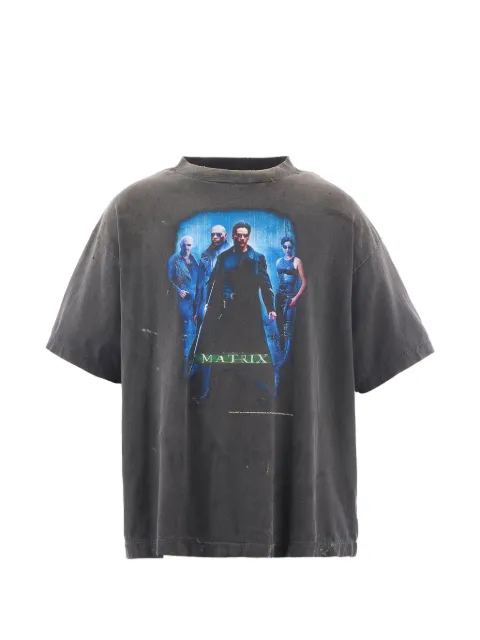 SAINT MXXXXXX The Matrix graphic-print T-shirt