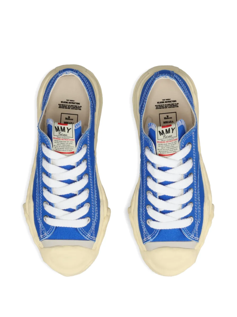 Maison MIHARA YASUHIRO Hank VL OG canvas sneakers Blauw