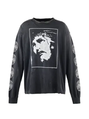 Walter Van Beirendonck Dummy-print long-sleeve Cycling Top