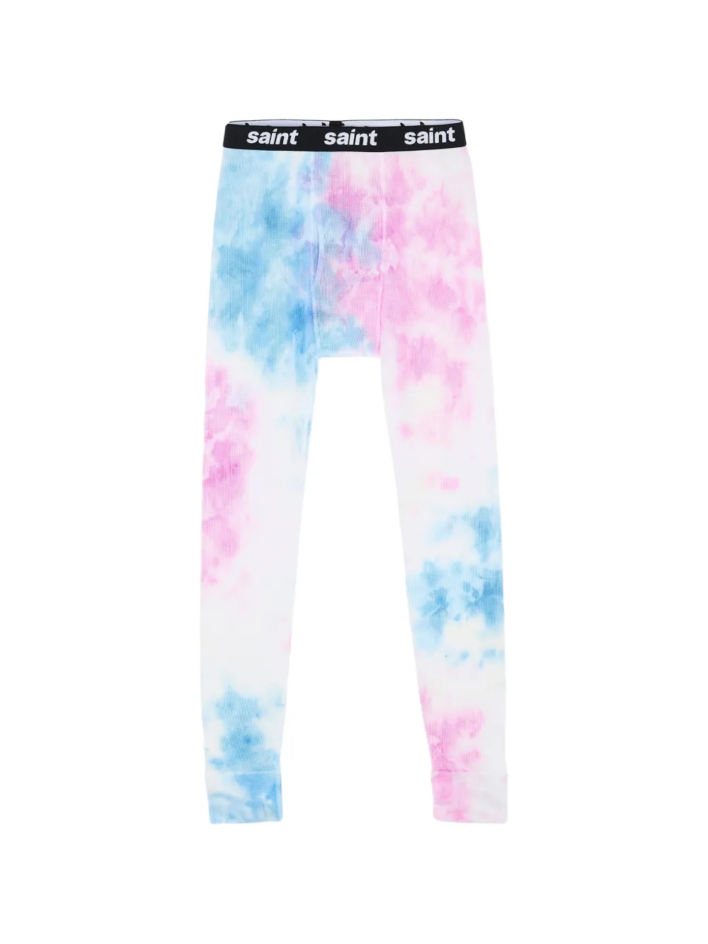 SAINT MXXXXXX tie-dye thermal pants - Bianco