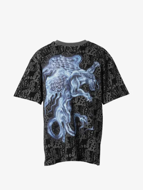 Casella Meyer panther-print T-shirt