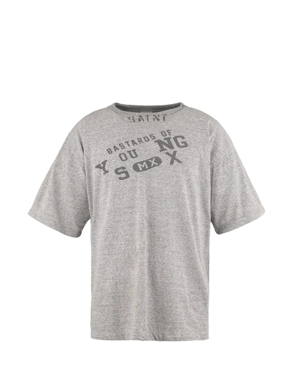 SAINT MXXXXXX x BerBerJin graphic-print T-shirt - Grigio