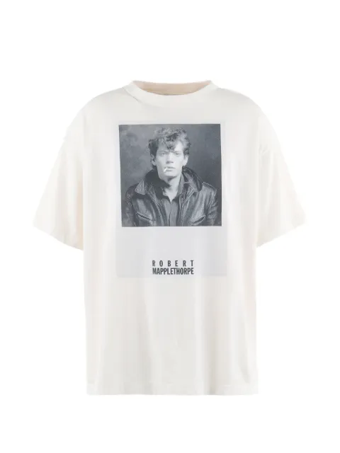 SAINT MXXXXXX x Robert Mapplethorpe portrait-print T-shirt