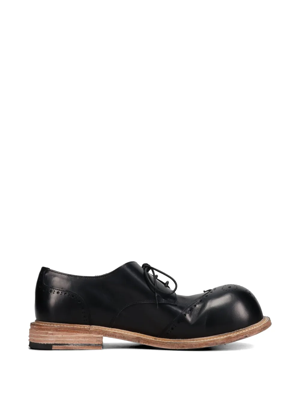 NO IDEA Big Foot wingtip derby shoes - Schwarz